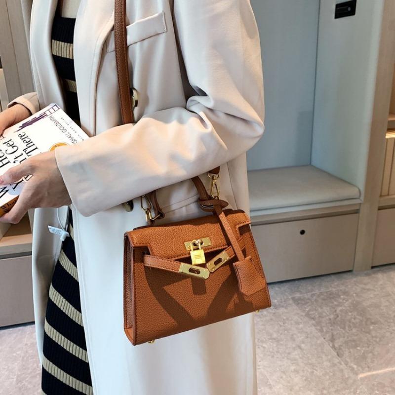 Popular Solid Color Women's Bags Hundred Crossbody Bags Premium Sense Handbags Female