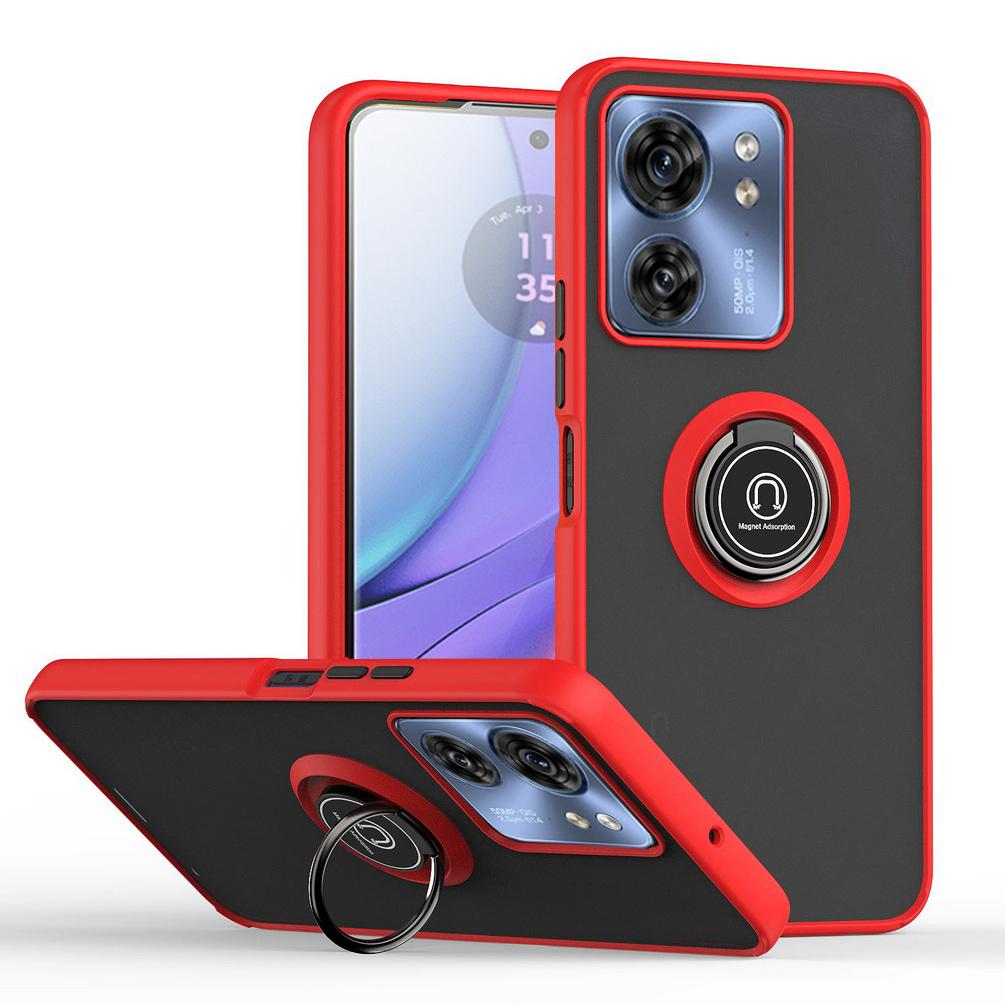 

Чехол-кронштейн с вращающимся креплением для Moto Edge 40 5G 40 Pro X40 Edge 30 Neo Ultra 20 Lite Edge G Stylus Pure Power Play Чехол-кольцо для пальца For Edge 30 Neo красный