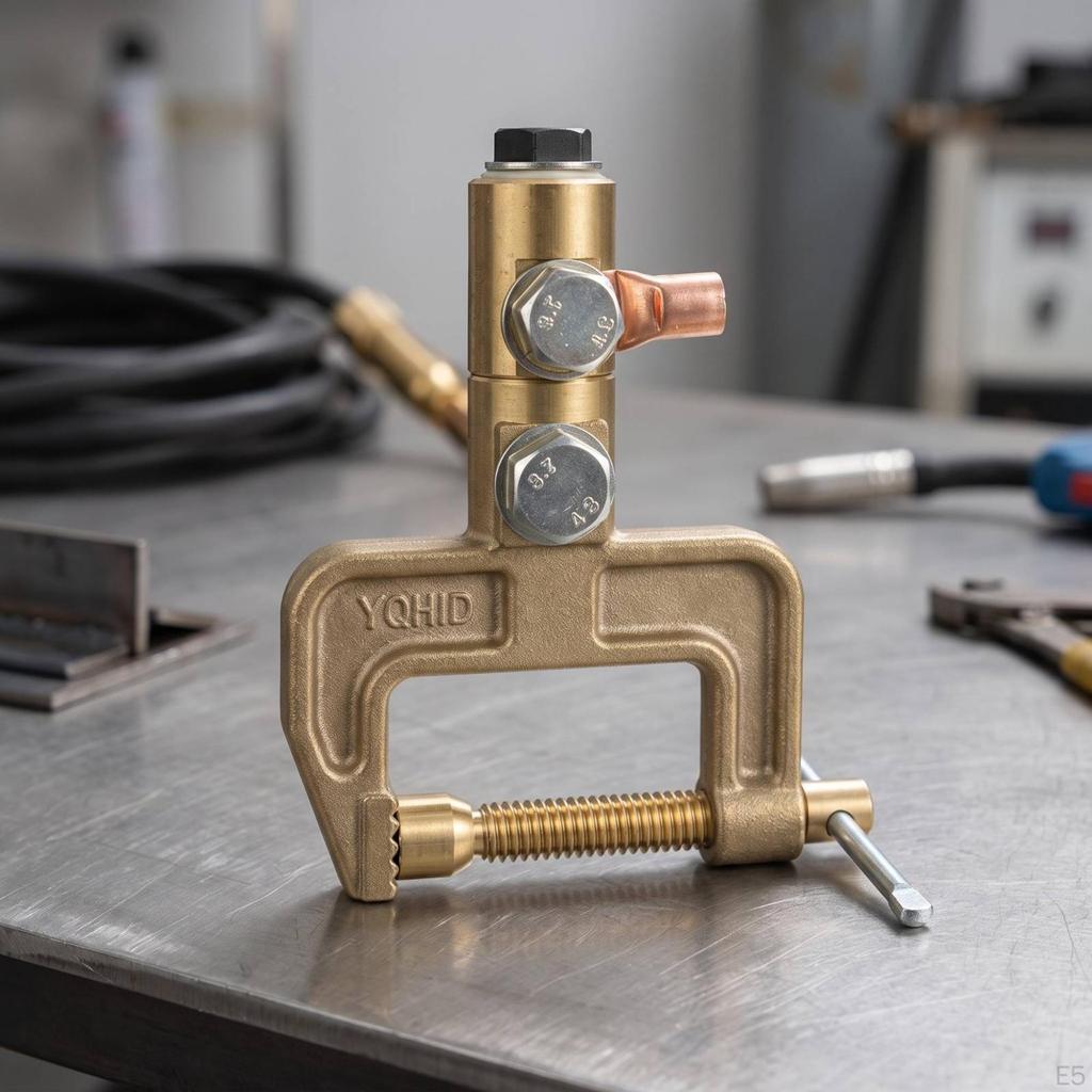 Heavy Duty Joining Ground Clamp High Conductivity with Rotating