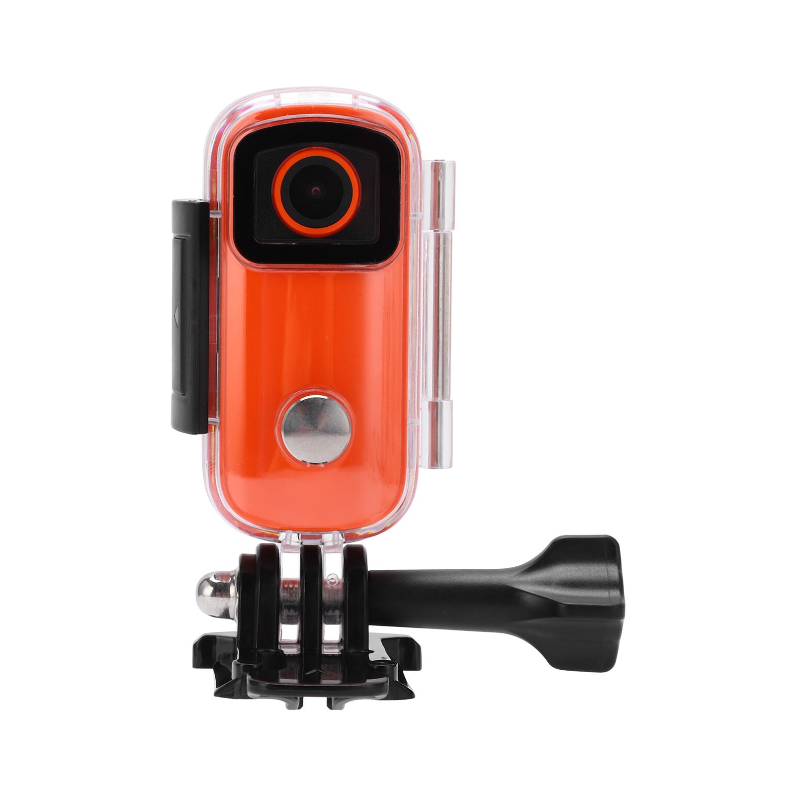 

C100 Sports Camera Waterproof Portable Video Camera HD Mini Digital Camcorder Rose помаранчевий