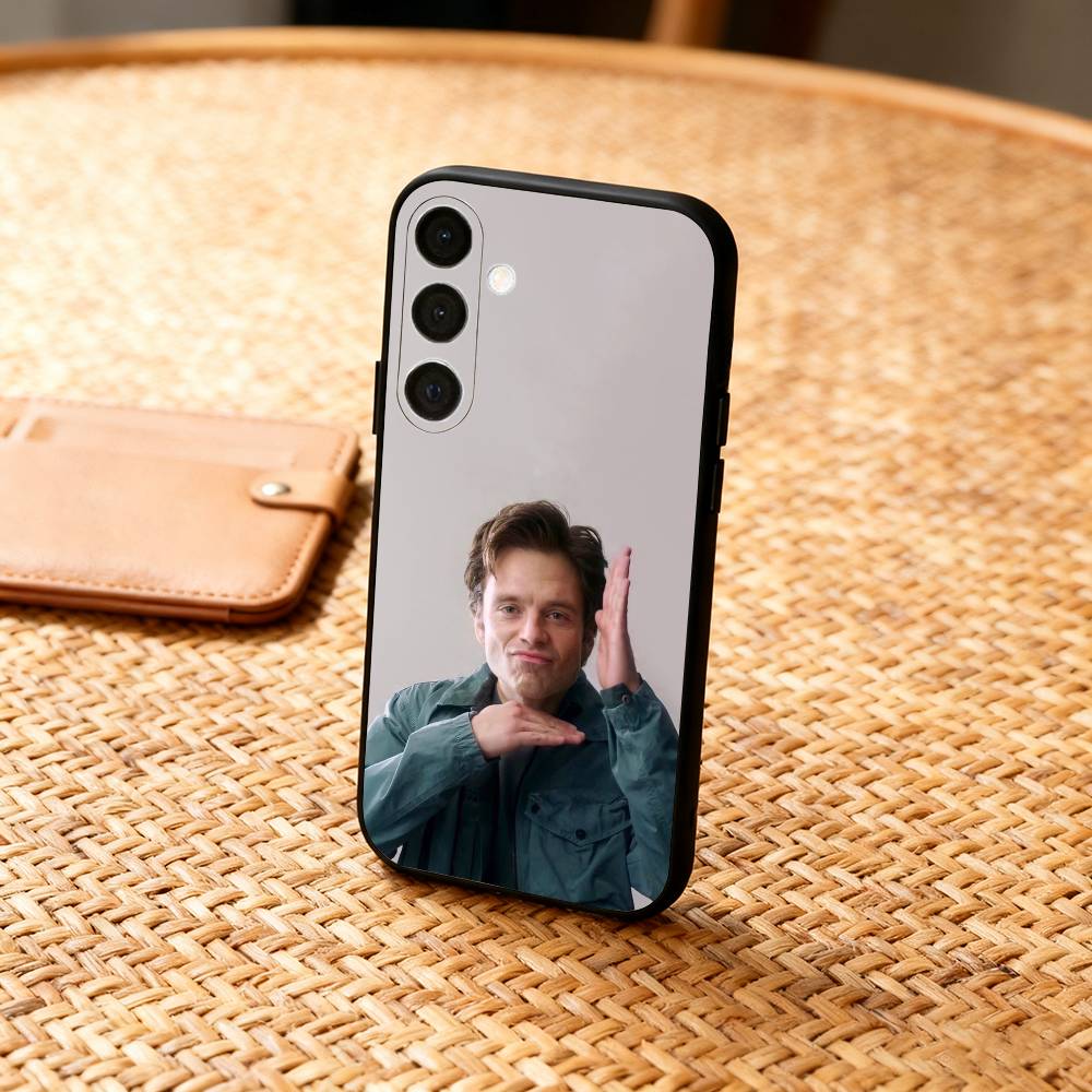 Actor S-Sebastian S-Stan-SS  Phone Case For Samsung  A73,A21s,A22,A31,A32,A52,A53,A71,A80,Soft Black Shell