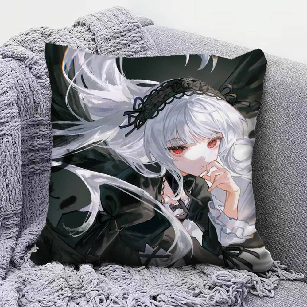 Rozen Maiden Anime Girl Mercury Lampe Home Sofa Cushion Covers and Aecorative Custom Pillow Covers