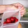 Silicone Food Storage Bag Freezer Pocket Reusable Fresh-Keeping Bag Vacuum Sealed Refrigerator Pouch Vacuum Fresh Sealed