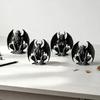 Indoor Table Ornaments Resin Gargoyle Statue, Medieval Gothic Sculpture, Artistic Horror Tabletop Figurines for Living Room Decorative Craft