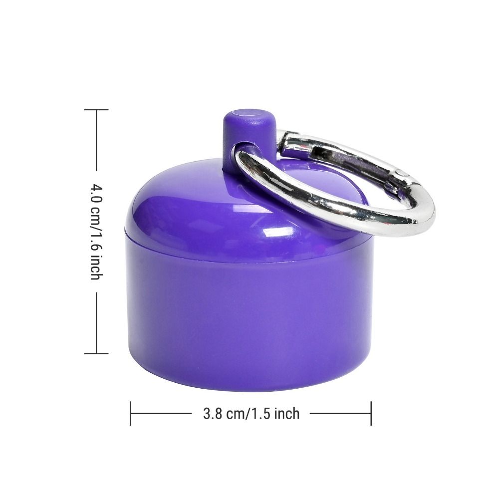3PCS Portable Ring Storage Box Keychain Pill Container Mini Storage Box Jewelry Storage Case  Travel