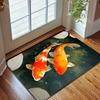 Multiple sizes Two orange koi fish in water Carpet for Living Room Bedroom Sofa Home Decor Rug Non-slip Floor Mat Luxury Gift