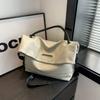 Flap Pocket Large Capacity Shoulder Bags 2026 High Quality Simplicity Bags for Women Sewing Thread Zipper PU Women's Handbags