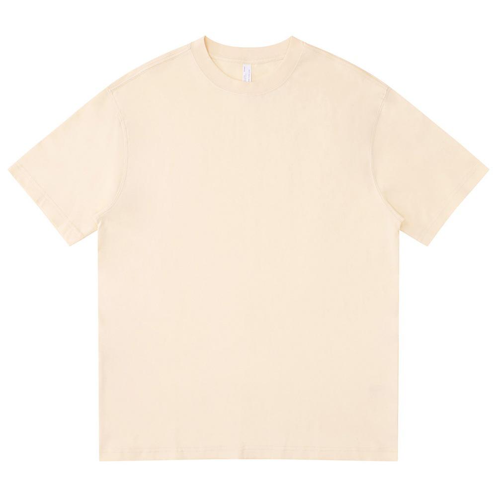 LVLV | Kids & Teens 240g Pure Cotton Loose Fit Retro Short Sleeve Parent-Child T-shirt, Class Uniform Trendy
