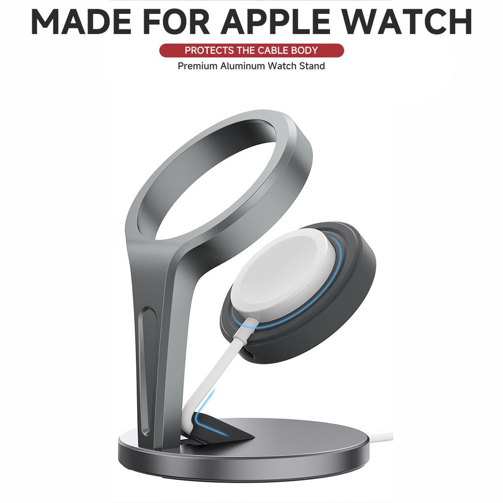 Charger Dock Station Charging Holder for Apple Watch Ultra 1 2/10/9/SE/8/7/6/5/4/3/2/1  Aluminum Bracket  for Iwatch Series