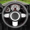 Hand-stitched Anti-slip Leather Steering Wheel Cover For Mini (Hatchback/Mini R50/R52/R53) 2001 Interior Accessories