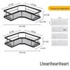Drill-Free Corner Wall-Mounted Bathroom Storage Rack
