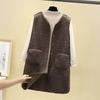 Lamb Wool Vest Women Wear Fur Integrated Vest Vest Jacket In Autumn and Winter