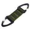 Rotatable Camping Carabiner Double-headed Webbing Belt Buckle Backpack Key Hook  Backpack