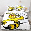 Bee Quilt Cover Pillowcase Home Bedding Set Adult Boy Girl Bedroom Decor Kids Gift Single Double Large Size 135x200