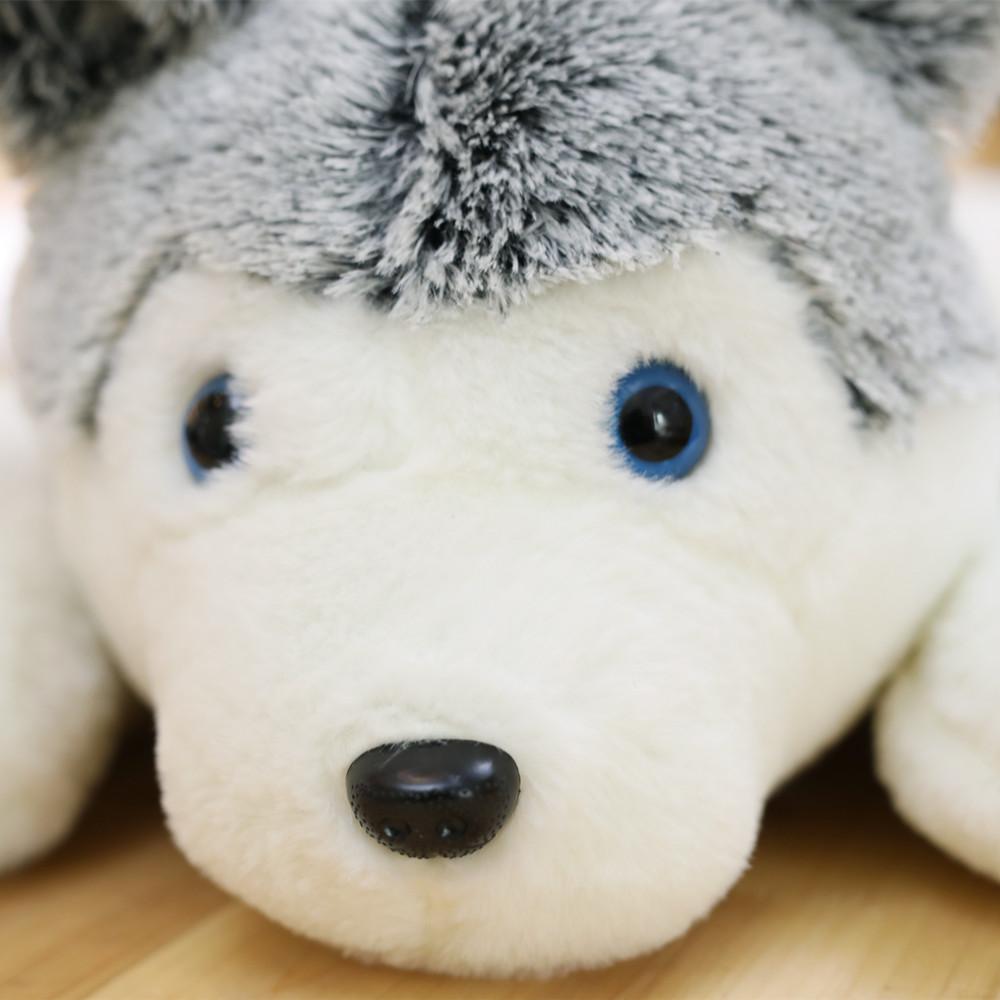 . 1pc 60cm Cute Husky Dog Plush Toy Stuffed Kids Doll Kawaii Animal Gift Soft Sofa Pillow Creative B