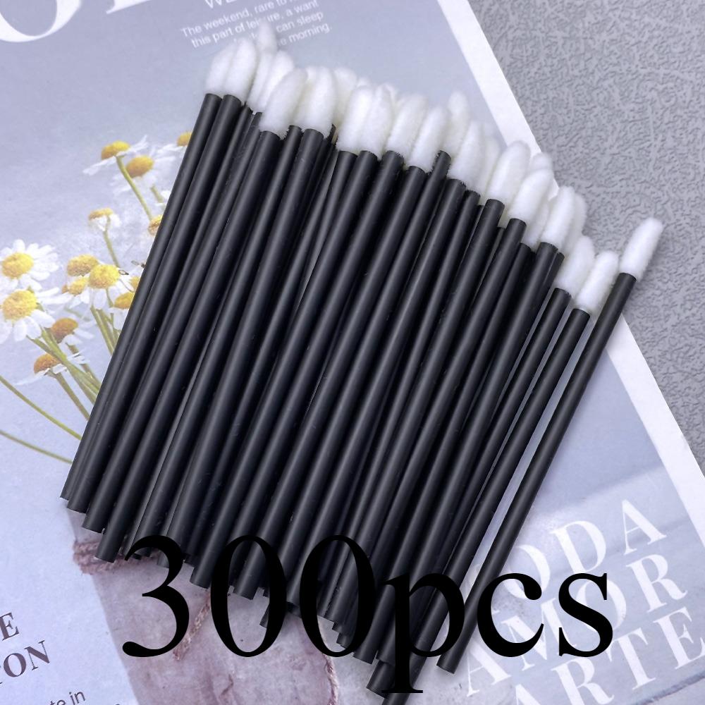 300pcs Lip Brush Eyelash Wands Applicators Disposable Lip Brush Lipstick Brush Lip Gloss Applicator Wands Makeup Beauty Tool