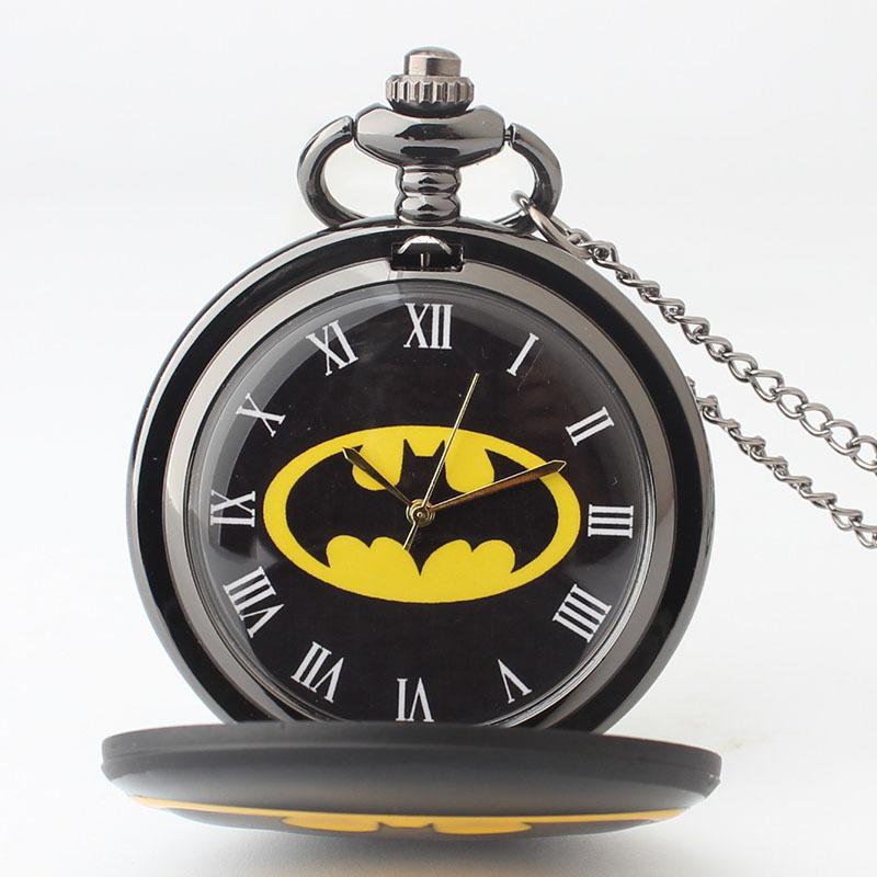 Stylish New Design Pocket Necklace Watch Chain Roman Digital Mirror Retro Pocket Watch