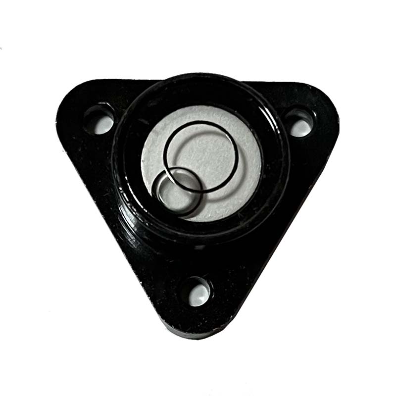 Nivelă triunghiulară metalică cu bule, nivelă universală Burbuja Nivel pentru Sartorius Balance, prevenirea alunecării, DIA 26*15*9.5mm