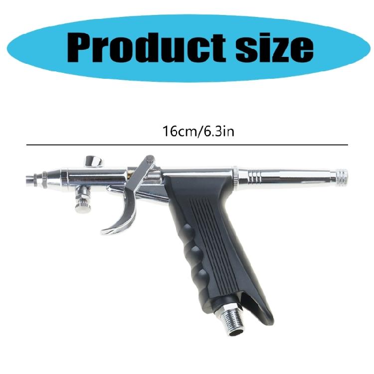 Airbrush Kit Single Action Airbrush Guns with 0.38 & 0.5mm Needles 1/2 1/4OZ