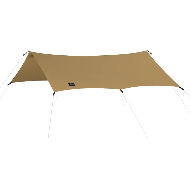 

Thous Winds Tarp Sun Shelter Hexagon Tarp for Solo Camping - Lightweight, Compact, 2000mm Water Pressure Resistance, Shade, Heat Insulation, Waterproo
