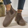 Winter New Thick-soled Velvet Thickened Snow Boots for Women, Large Size Warm Towel, Short Boots for Women