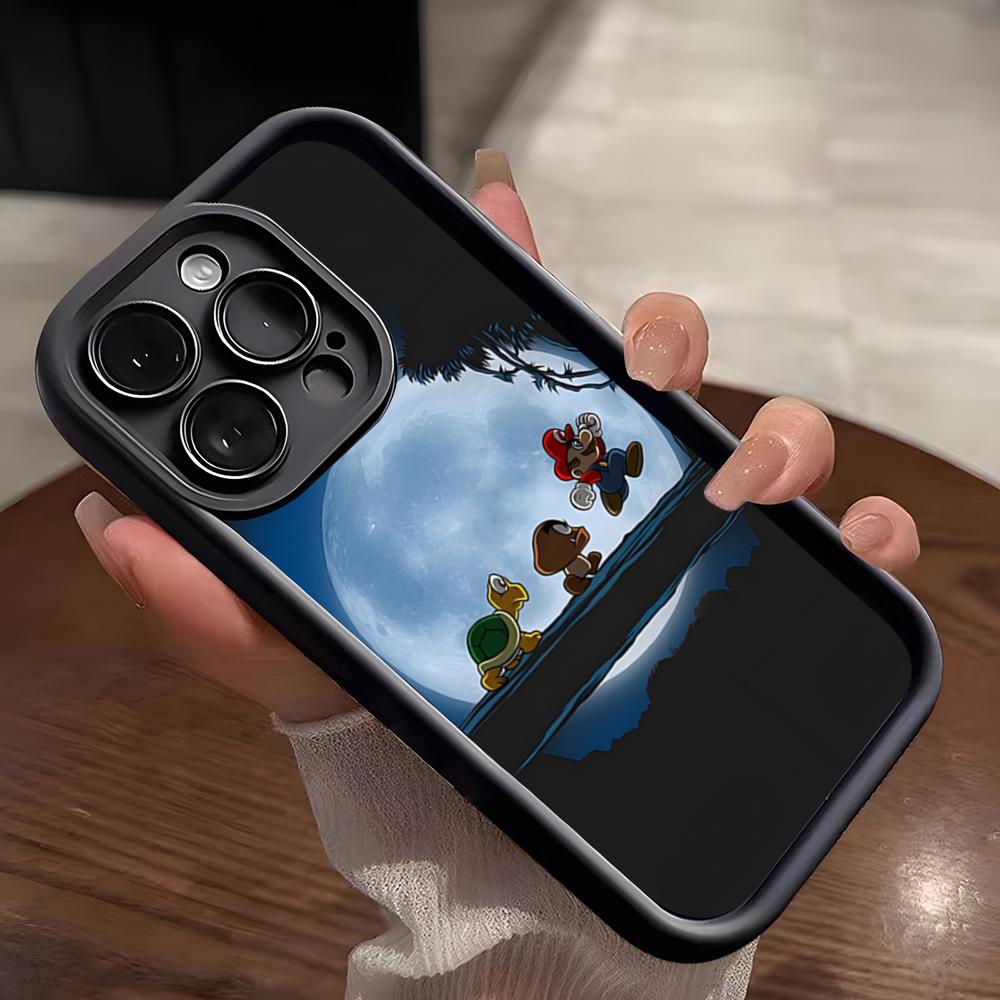 Game Super Mario Phone Case For IPhone 17 Pro Max 15 Pro 16 14 Plus 12 13 Mini 11 Pro Shockproof Soft Cover