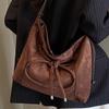 Retro velkokapacitní taška přes rameno, Módní kabelka pro ženy, Stylová crossbody taška