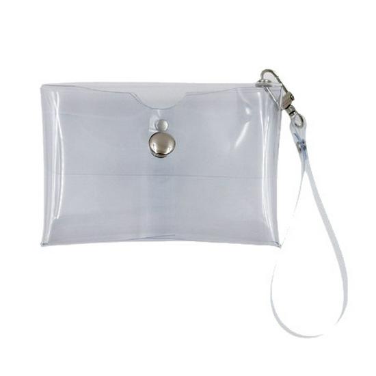 Spot Fresh Lipstick & Nail Polish Storage: Double-Layer PVC Transparent Pouch & Coin Purse