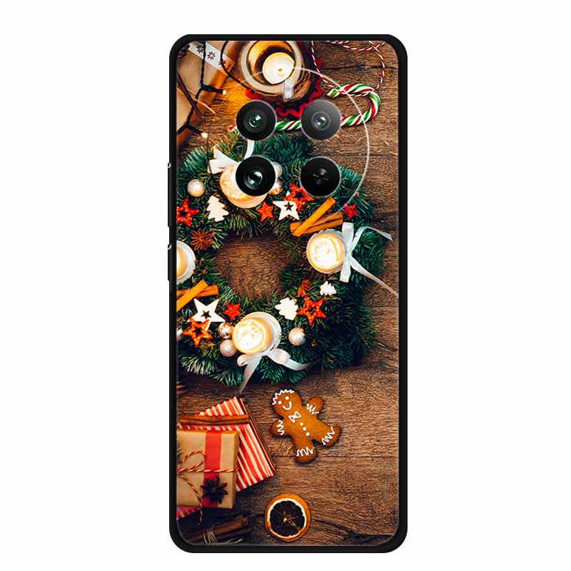 2024 Christmas Phone Cases For Realme 12 Pro Plus Case Soft TPU Silicone For Realme 12 Pro Cover Bumper Funda 12Pro Pro+ 5G Case