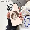 Hedgehog Phone Case Cover For iPhone 17 Air 16 15 plus 11 12 13 14 pro max  coque