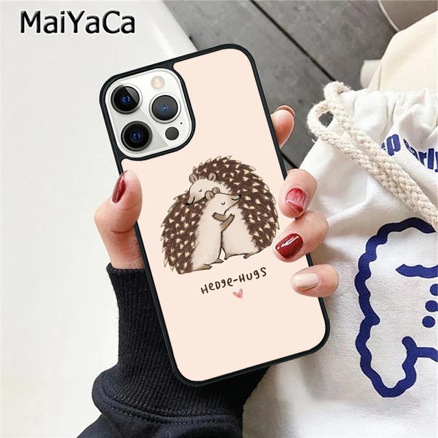 Hedgehog Phone Case Cover For iPhone 17 Air 16 15 plus 11 12 13 14 pro max  coque