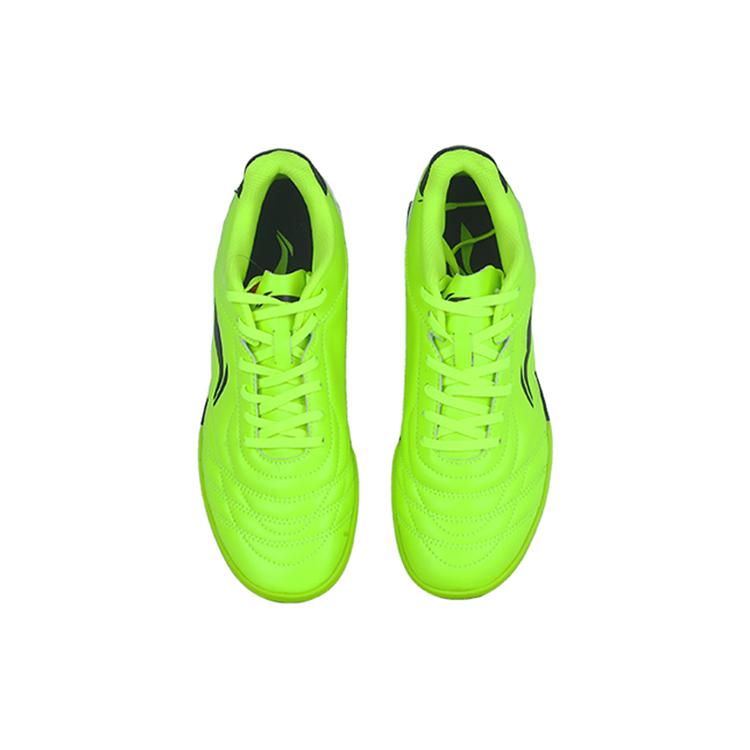 Li Ning Soccer Shoes Men's Low top Neon Bright Green/New Basic Black ASTQ011-5