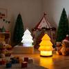 Rechargeable Christmas Tree Night Light w/ RGB String Lights,IP65 Waterproof Portable Lamp for Home Outdoor Decor Xmas Kids'Gift