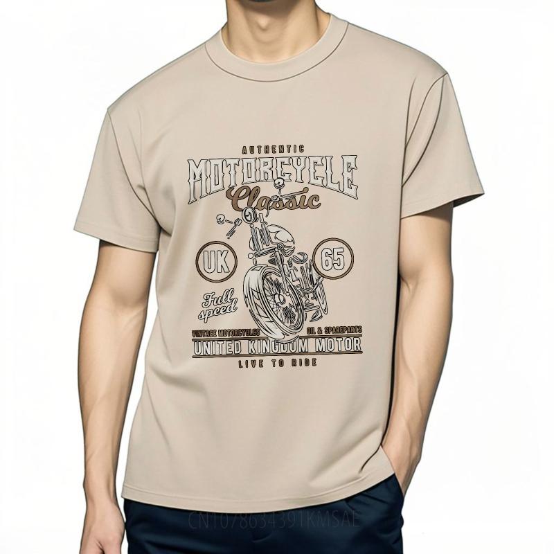 Black Summer Man Tshirt Authentic Motorcycle Classic Uk 65 Full Speed Vintage Motorcycles United Kingdom Motor Live To Ride