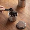 304 Edelstahl Kaffeedosen mit Deckel, Lebensmittelaufbewahrungsbehälter für Kaffeebohnen, Nüsse, Kekse, Müsli - Küchenwerkzeuge