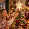 Lighted Christmas Tree Topper Star for Holiday Decoration
