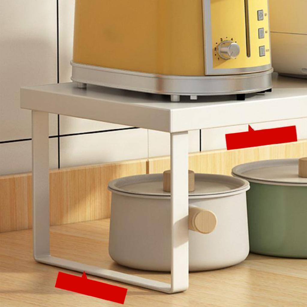 Kitchen Shelves Iron Cabinet Countertop Shelves Sturdy Pantry Organizer Shelf Rack Stand for Spices