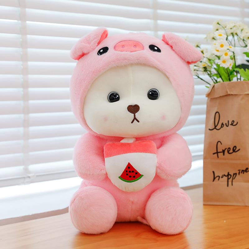 

Pig Panda Crocodile Unicorn Doll Animal Plush Bear For Children And Gift Giving Pig,28cm