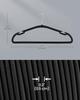Velvet Hangers 50 Pack, Non-Slip Clothes Hangers, 17 X 8.3 Inches, Coat Hangers with Wide Shoulder Notches, Pants Bar