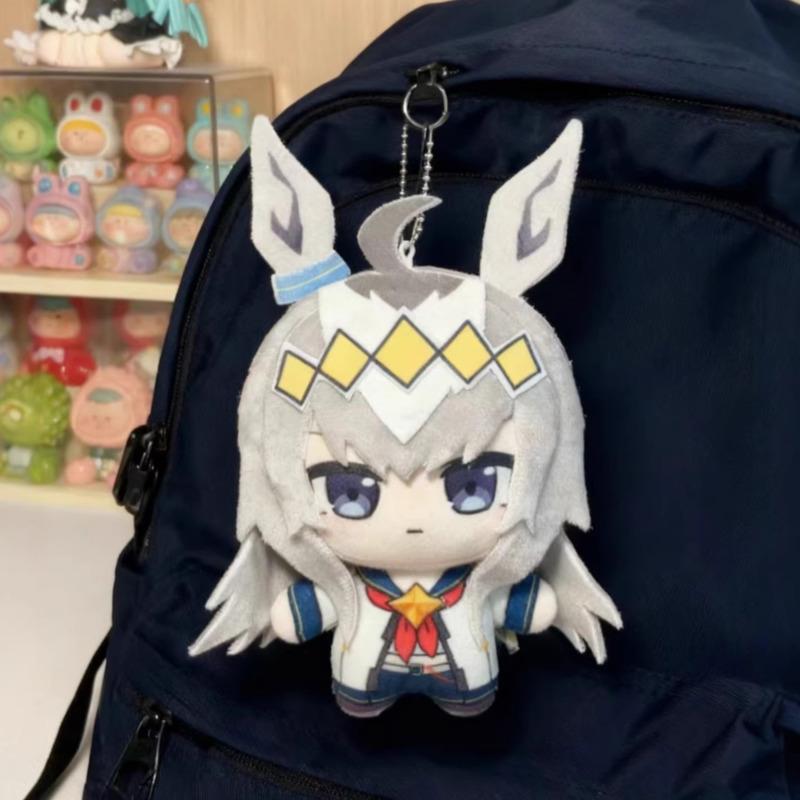 Nová hra Uma Musume Pretty Derby Plyšová Kawaii Anime Doplňky Symboli Rudolf Oguri Čepice Tamamo Cross Plyšáci 10cm Přívěsek Panenka