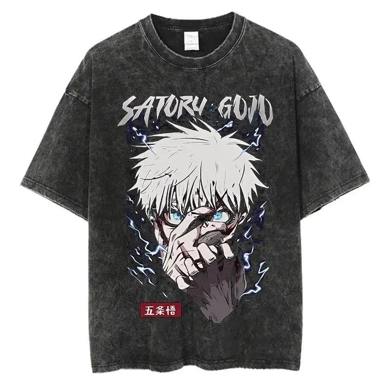 2026 Unisex Clothing Anime Y2k Washed New Arrival Clothes Tee Shirt Homme Graphic T-Shirts Unisex Tshirt for Unisex Ropa Hombre