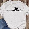 Ice Hockey Heartbeat Goalie Hockey T Shirt - Ice Hockey Player, Hockey Lover, Shirt Hockey Player, Gift Hockey, Hockey Team, Hockey Moms