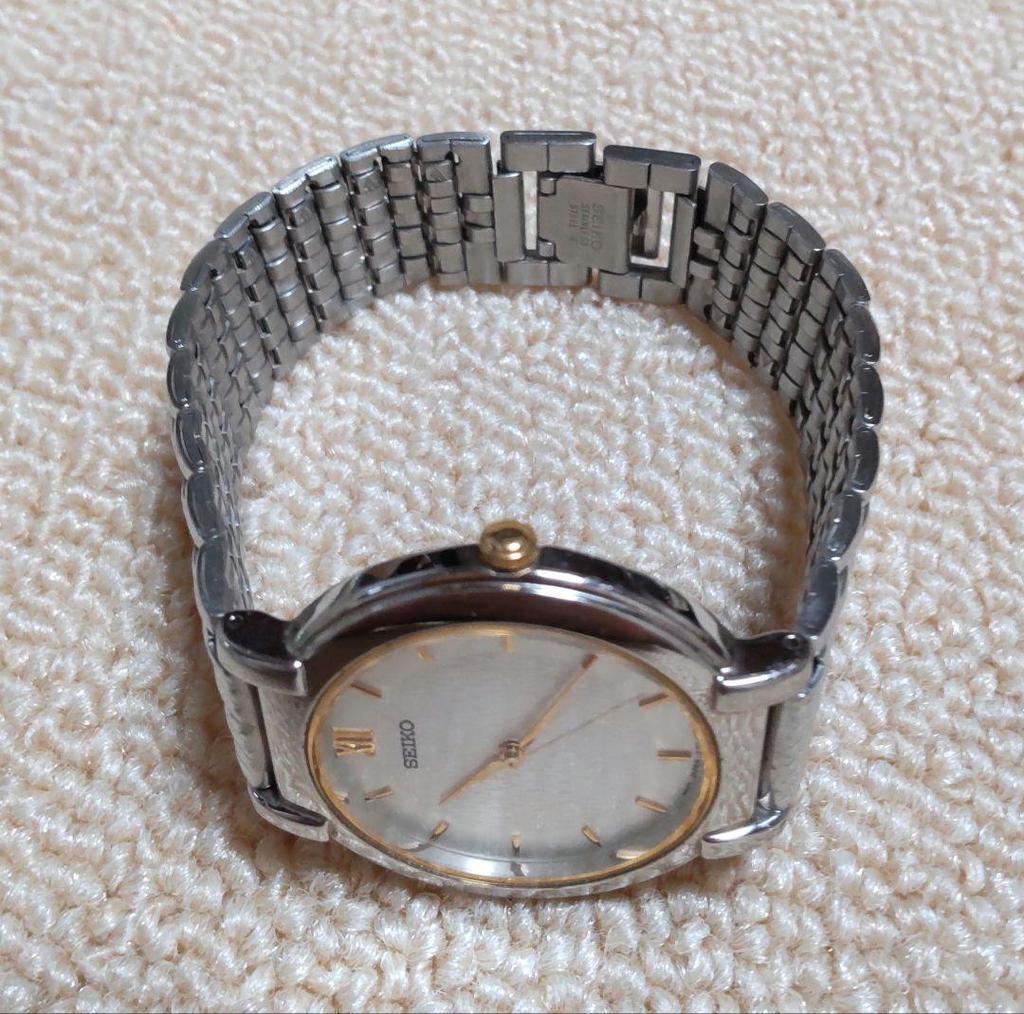 [USED] Working SEIKO Men's Quartz Watch, Silver
