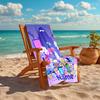 Personalized Customized Proof Beach Towel with Nanimate Insanity Pattern - Soft, Absorbent,quick-drying,perfect Swimming,camping&bathing