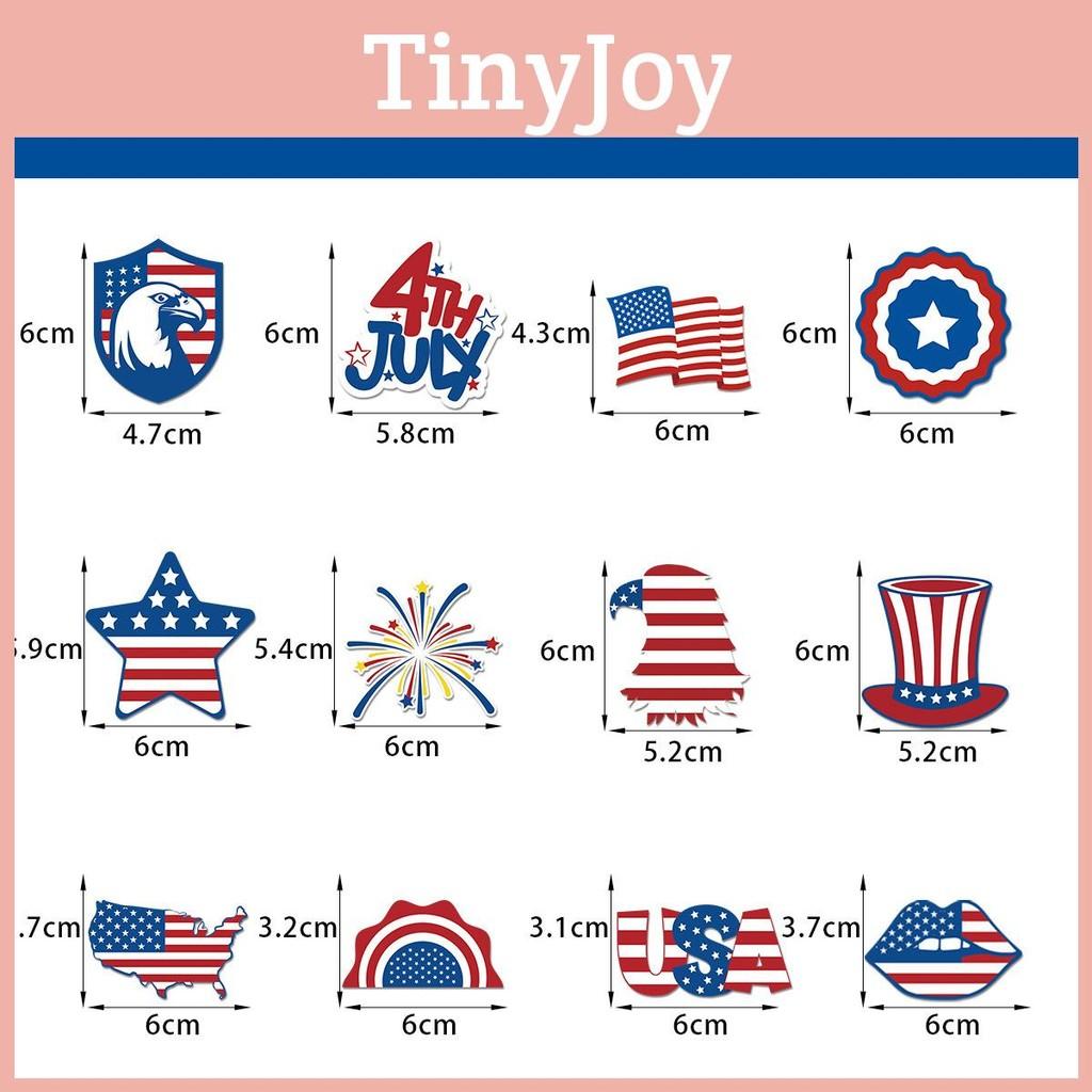 Day Usa Independence Flag Cake Insert Card For Party Table Dessert Decoration