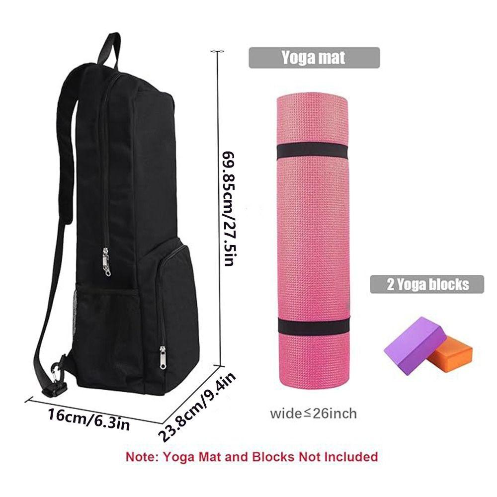 Water-Resistant Yoga Mat Bag Waterproof Gym Yoga Bag Exercise Mat Shoulder Bag Fitness