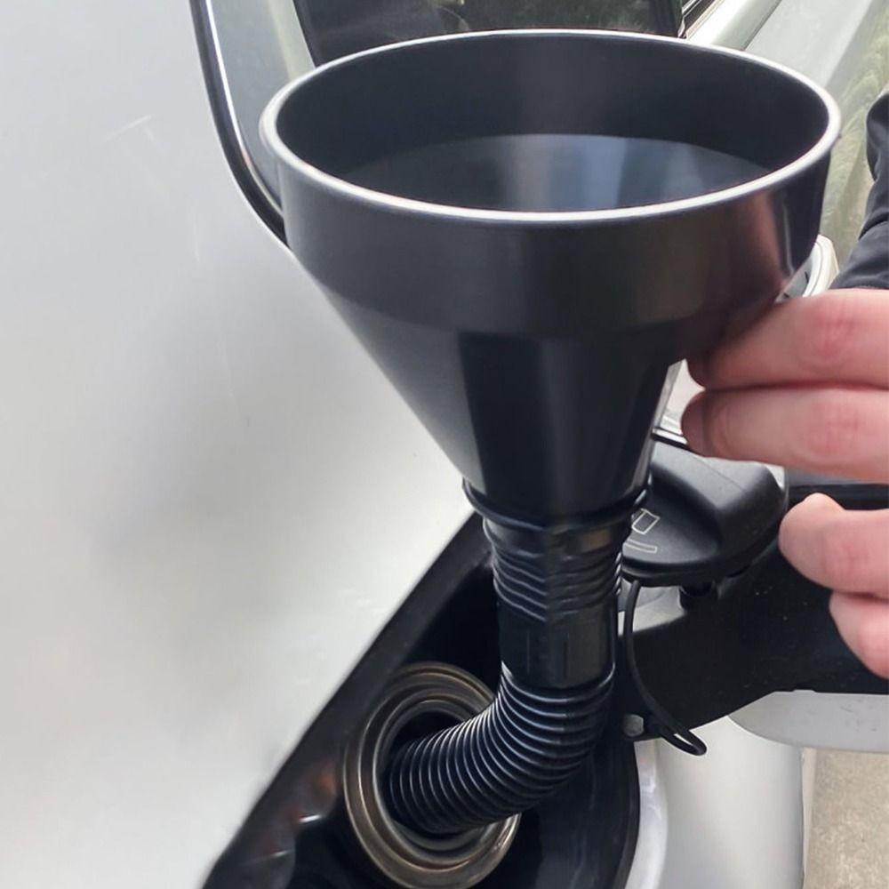 with Filter Car Repair Tool Plastic Auto Refueling Funnel Oiler Filter Funnel  Car Gadgets