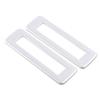 For Cadillac XT6 2020 2025 Matte Silver Car Roof Air Outlet Vent Frame Trim 2PCS