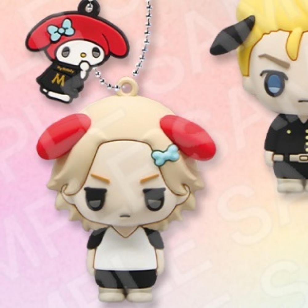 

Furyu Furyu Tokyo Avengers x Sanrio Characters 3D Rubber Mascot All 3 Types Sano Manjiro Mikey For Japan