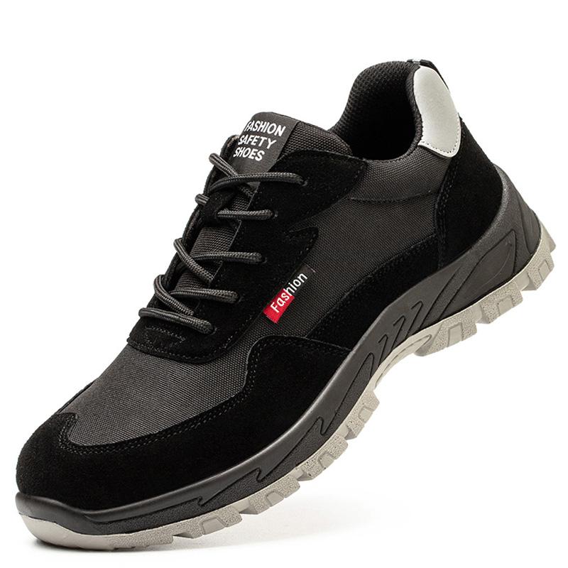 

Insulated 6kV safety shoes Male anti smashing and anti piercing Work boots Steel Toe shoes Anti scalding Welding shoes Non-slip 37